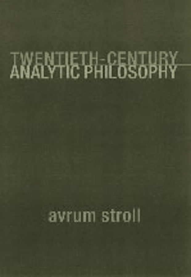 Cover image for Twentieth-Century Analytic Philosophy, isbn: 9780231112215