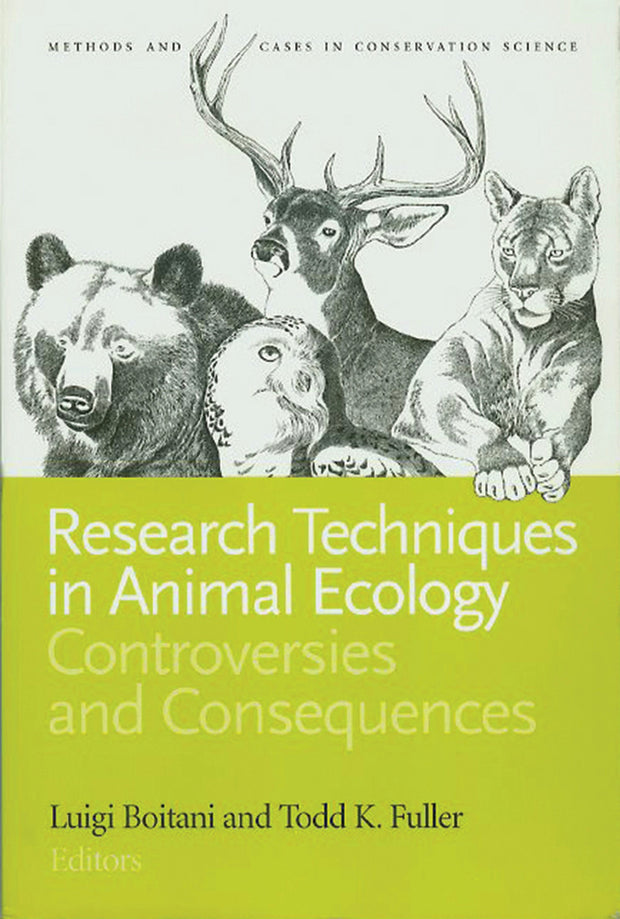 Cover image for Research Techniques in Animal Ecology, isbn: 9780231113410