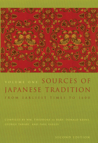 Cover image for Sources of Japanese Tradition, isbn: 9780231121392