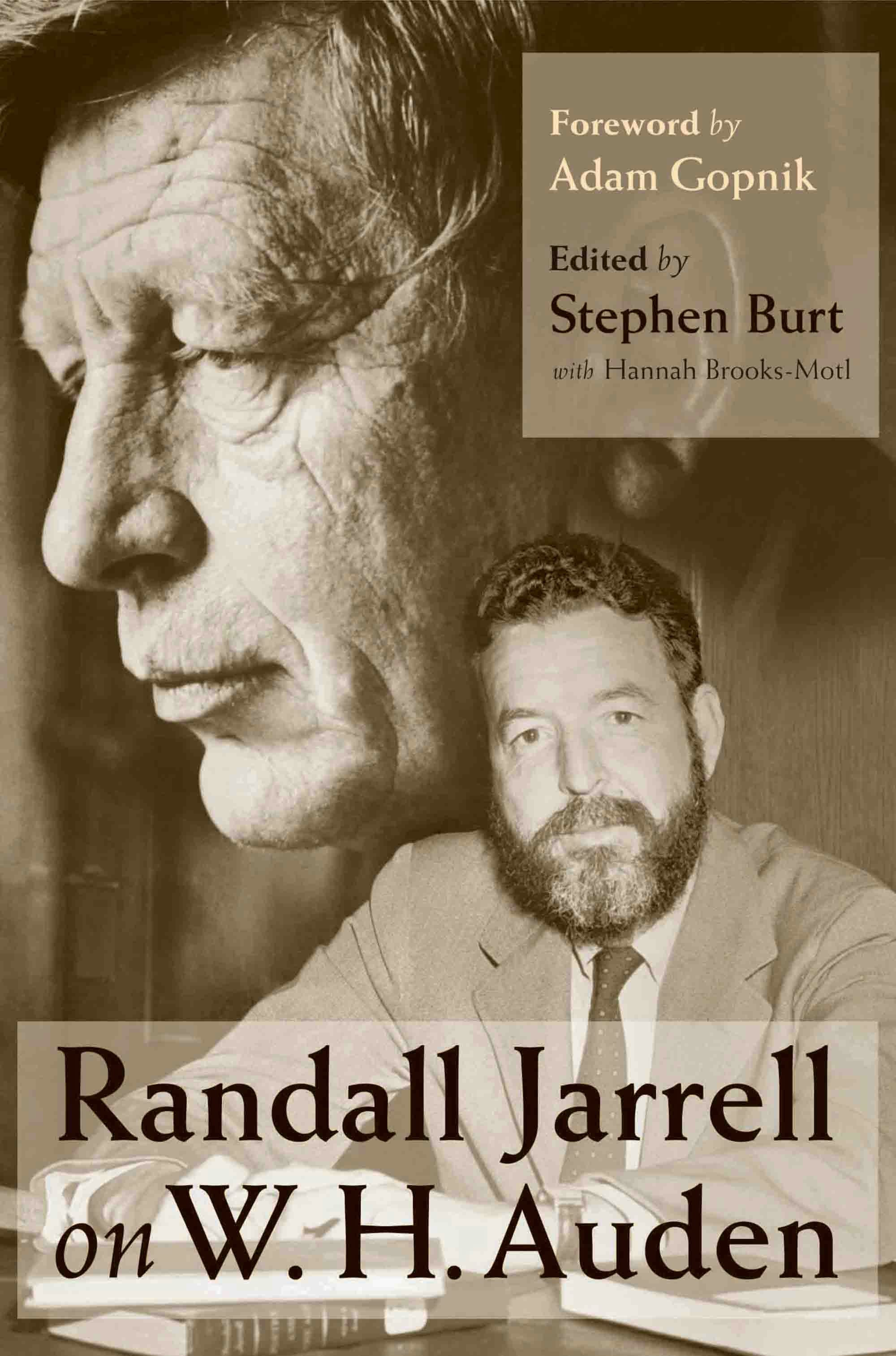 Book cover image for Randall Jarrell on W. H. Auden ISBN: 9780231130783