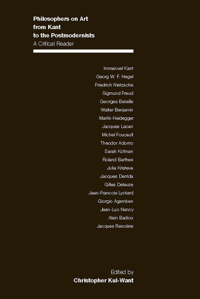 Book cover image for Philosophers on Art from Kant to the Postmodernists ISBN: 9780231140942