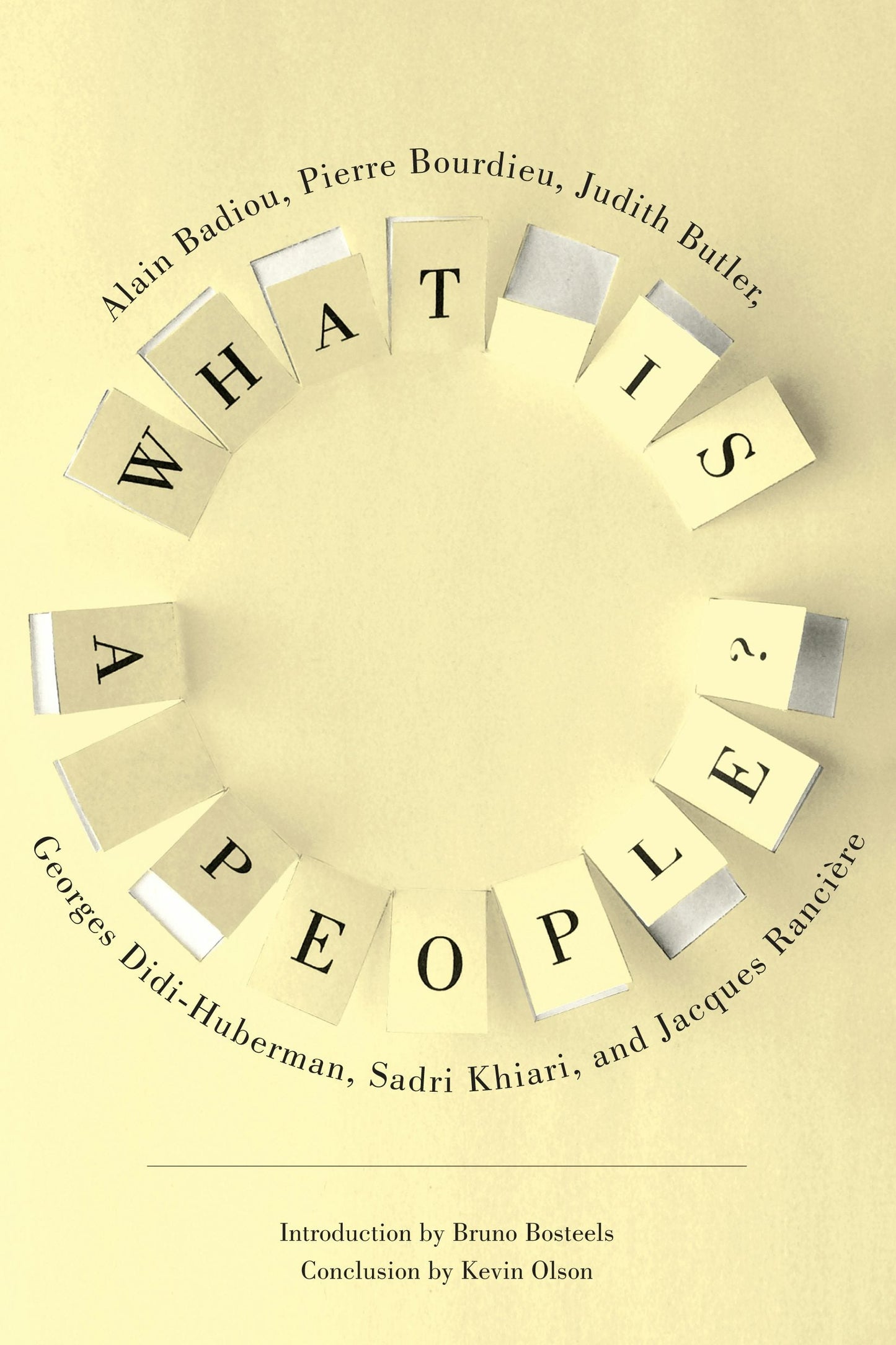 Book cover image for What Is a People? ISBN: 9780231168762