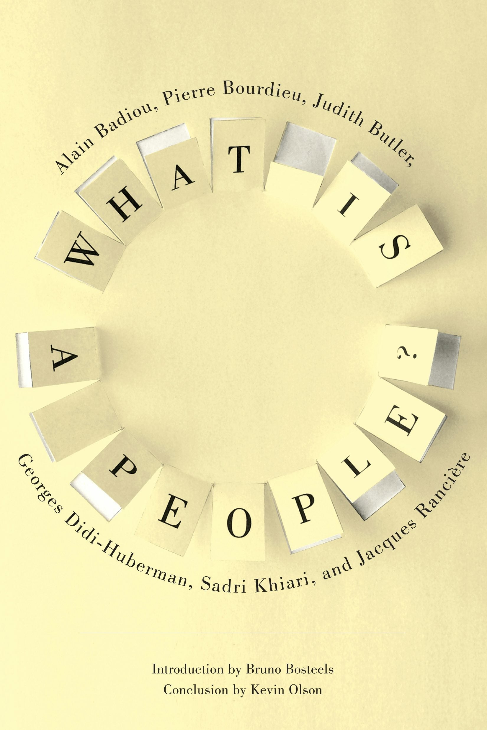 Book cover image for What Is a People? ISBN: 9780231168762