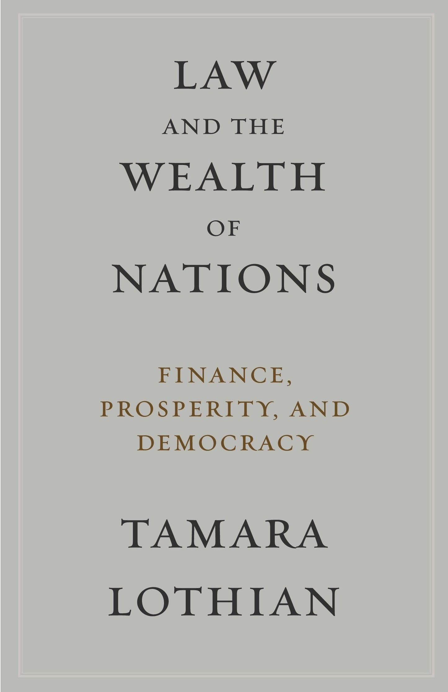 Book cover image for Law and the Wealth of Nations ISBN: 9780231174671