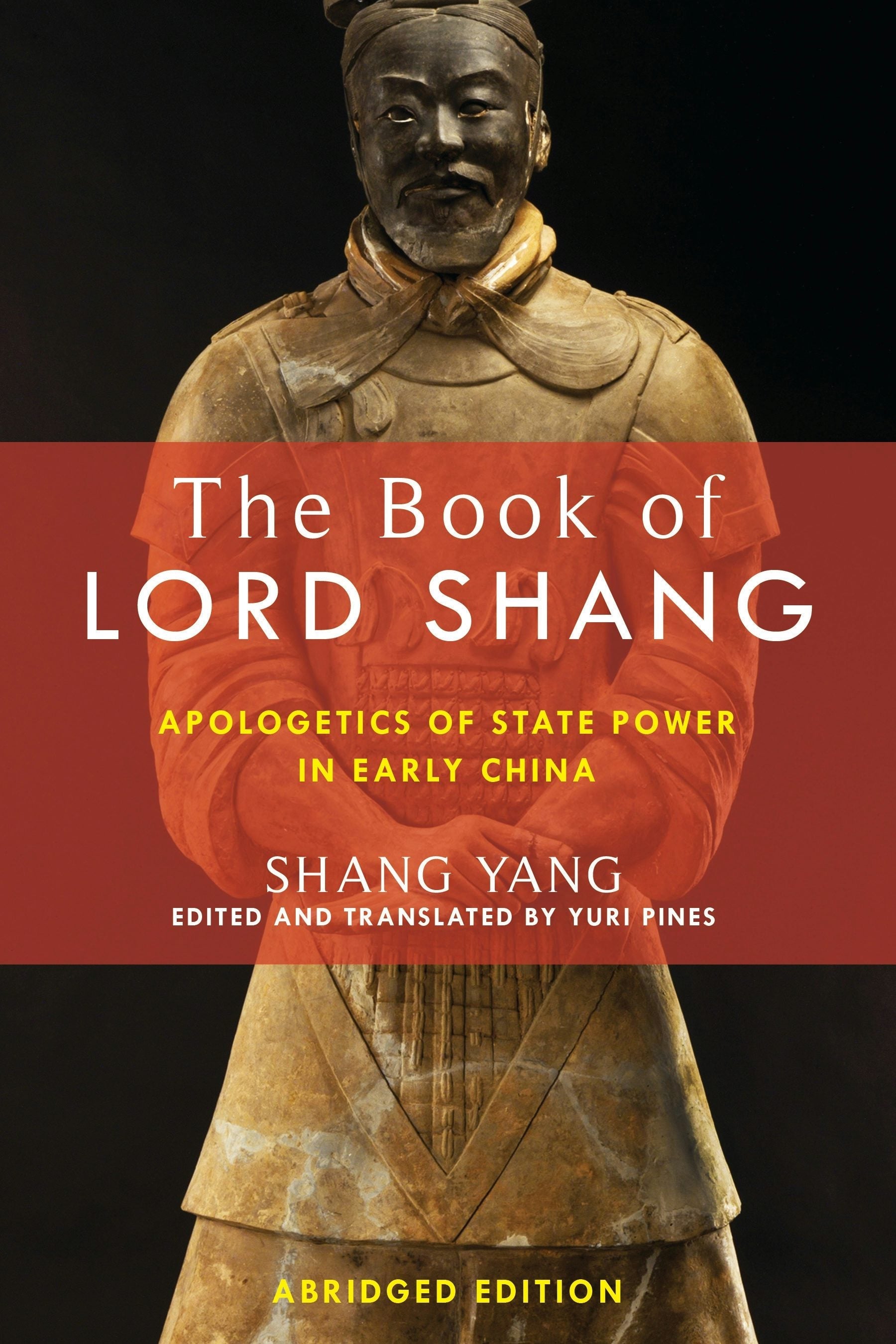 Book cover image for The Book of Lord Shang ISBN: 9780231179898