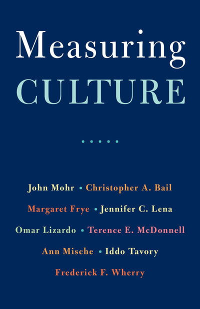 Cover image for Measuring Culture, isbn: 9780231180290