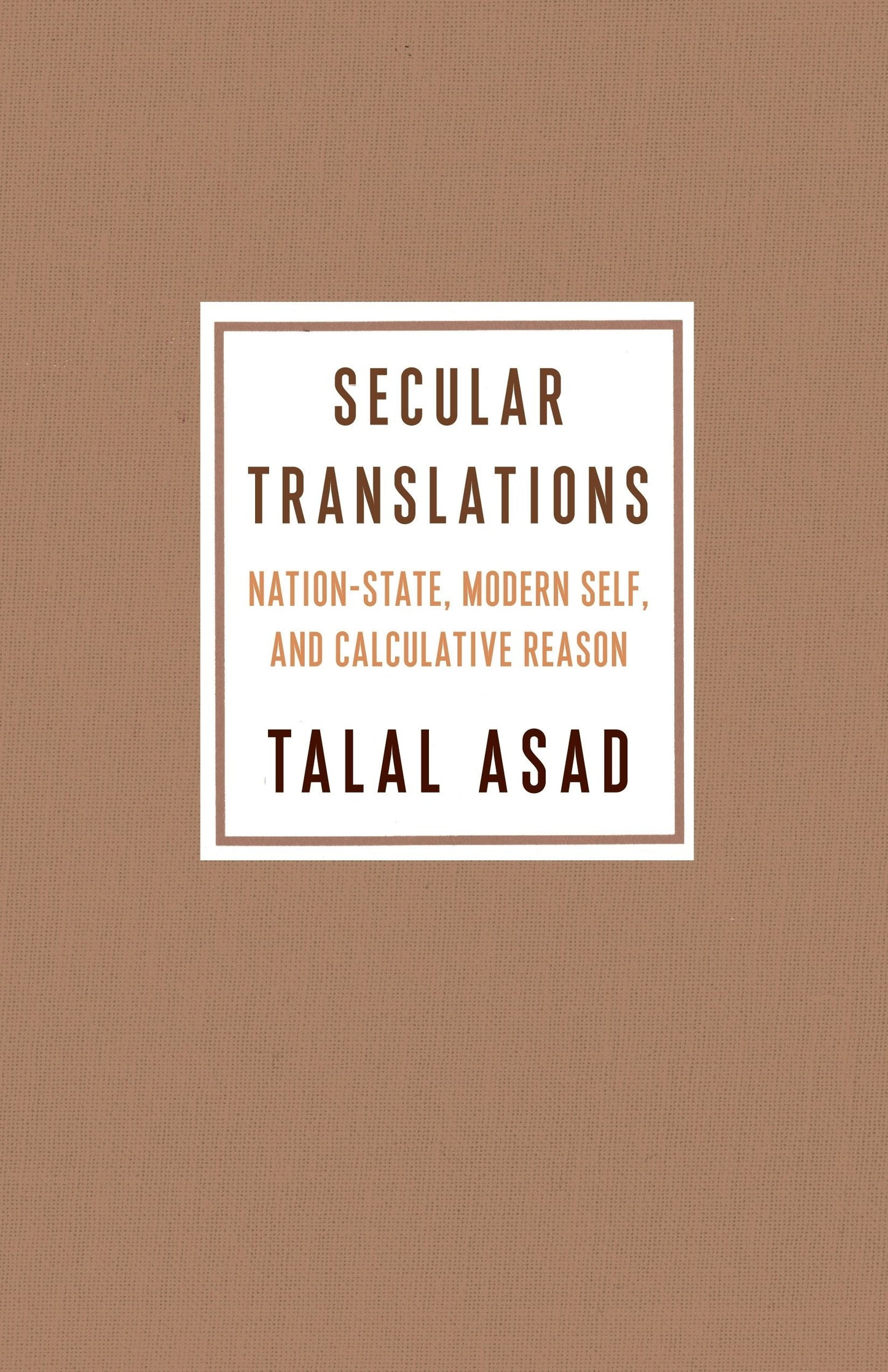 Book cover image for Secular Translations ISBN: 9780231189873