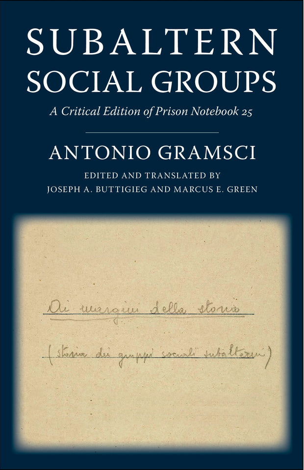 Cover image for Subaltern Social Groups, isbn: 9780231190381