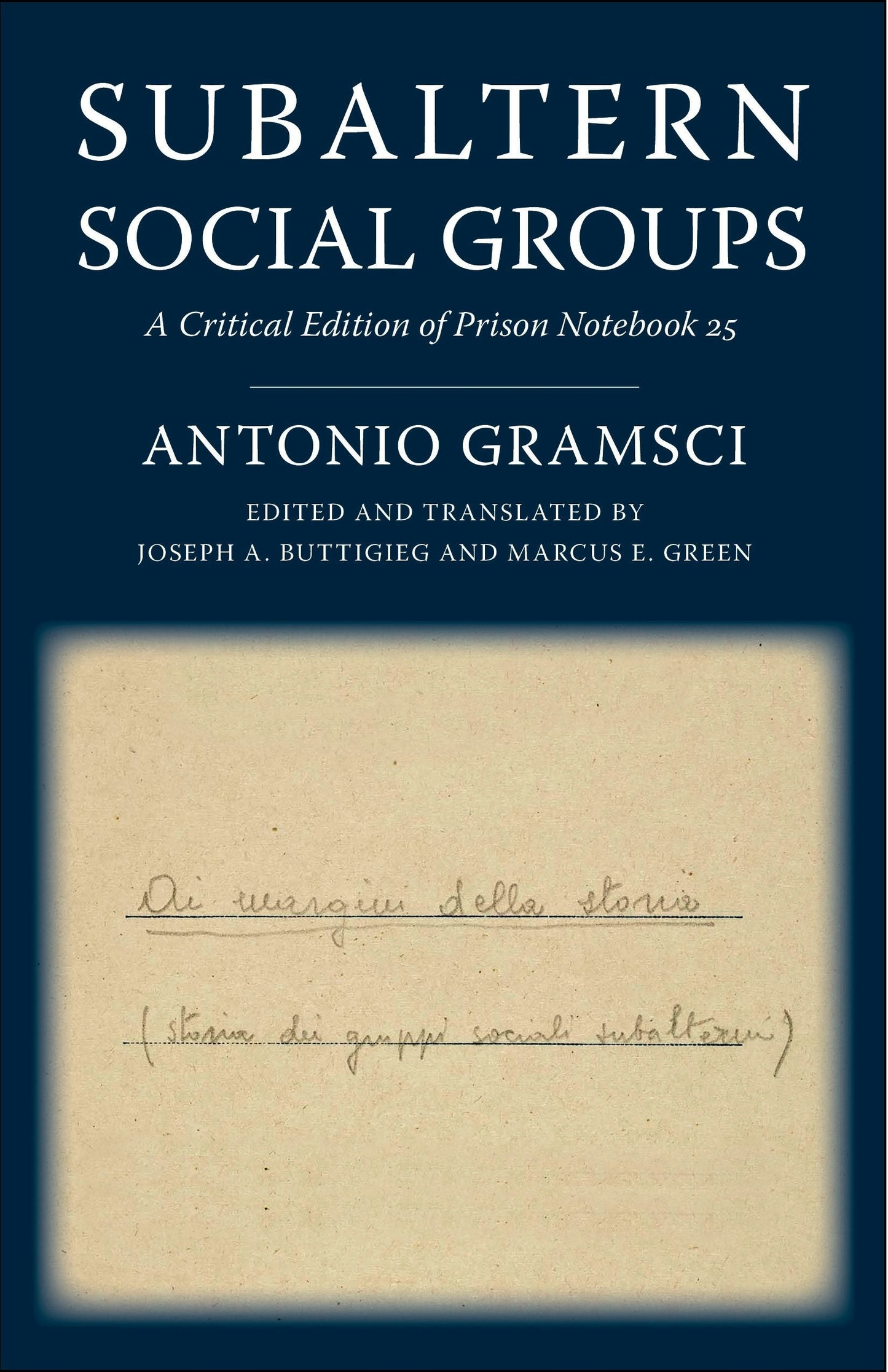 Book cover image for Subaltern Social Groups ISBN: 9780231190398