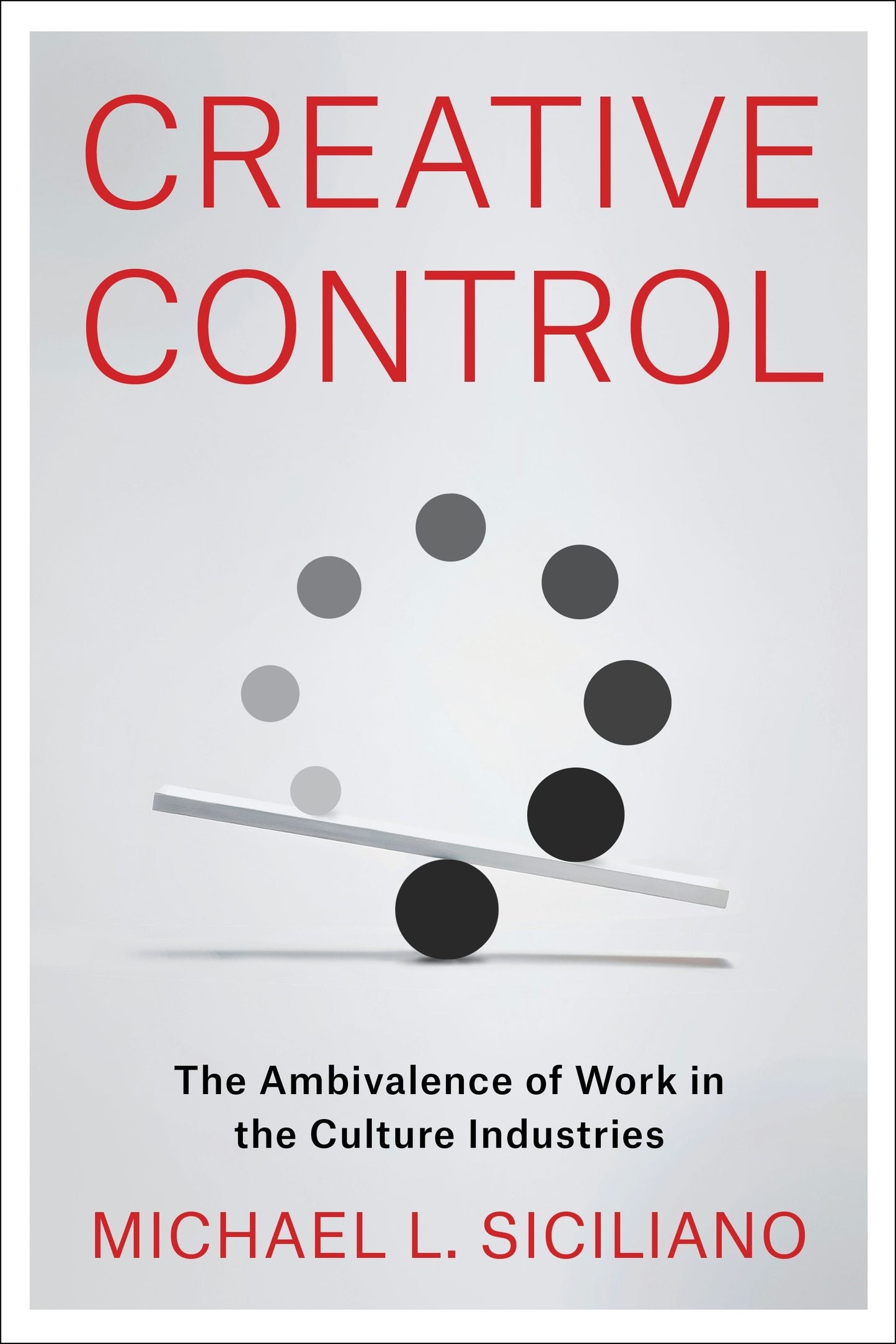 Book cover image for Creative Control ISBN: 9780231193801