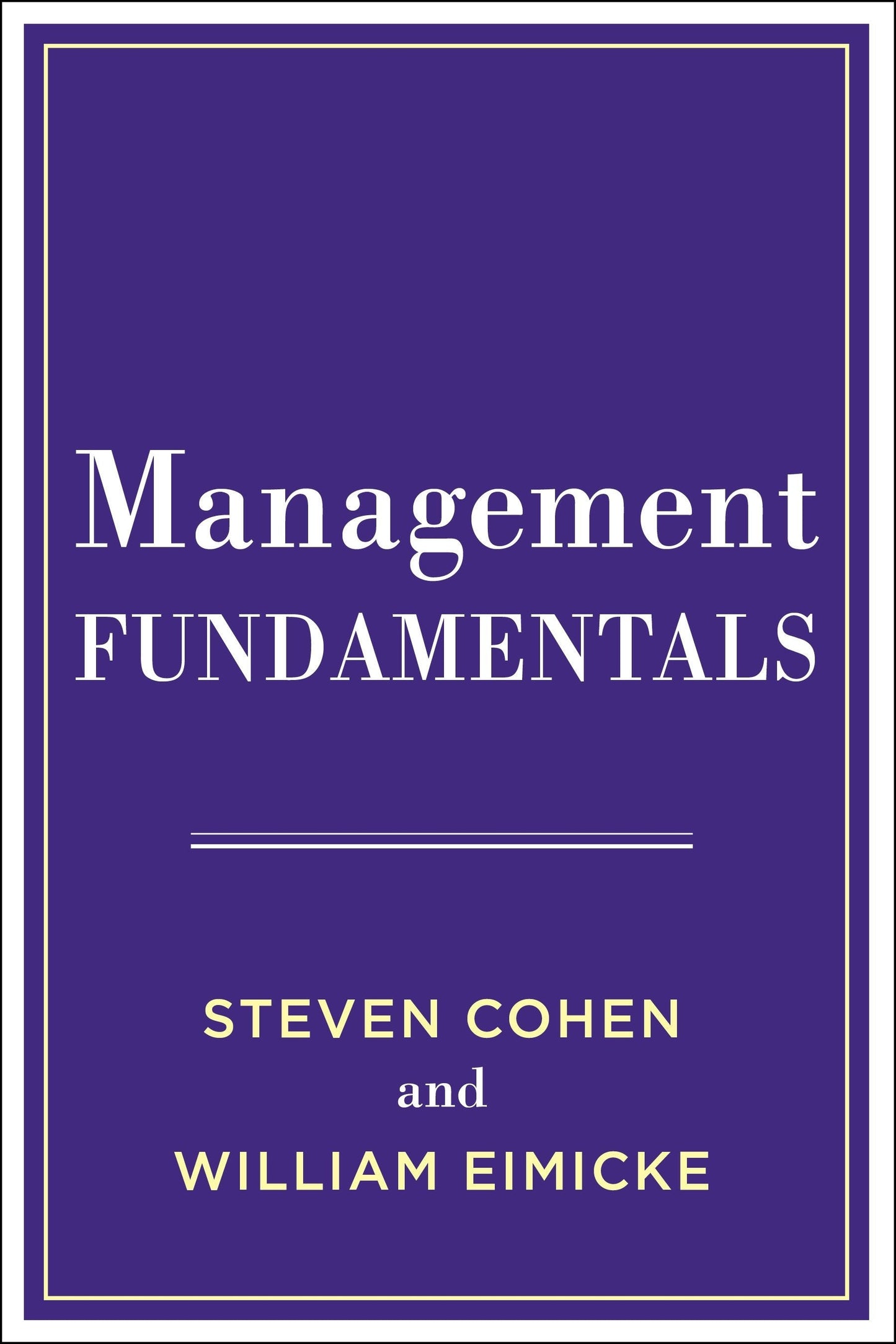 Book cover image for Management Fundamentals ISBN: 9780231194495