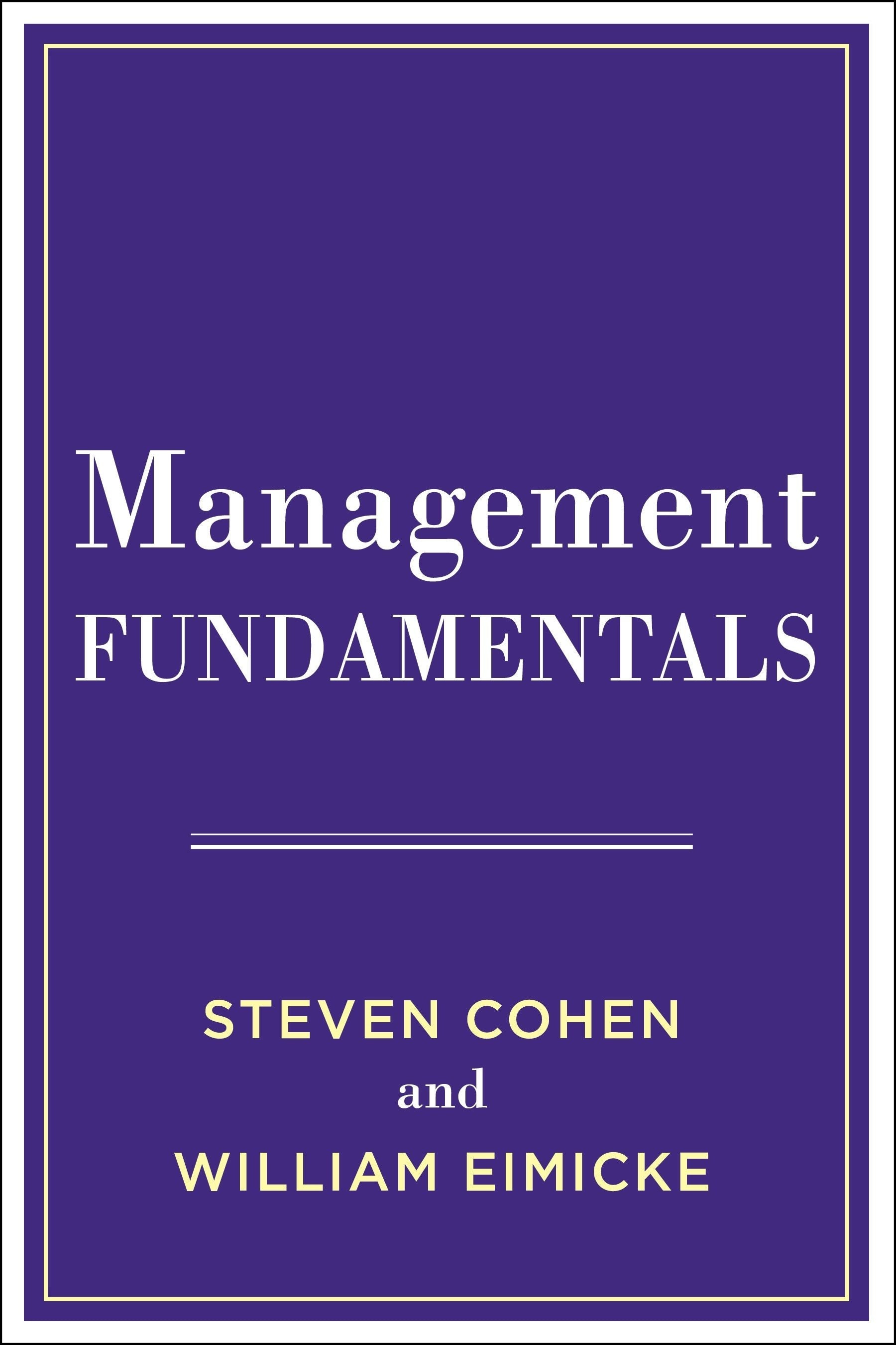 Book cover image for Management Fundamentals ISBN: 9780231194495