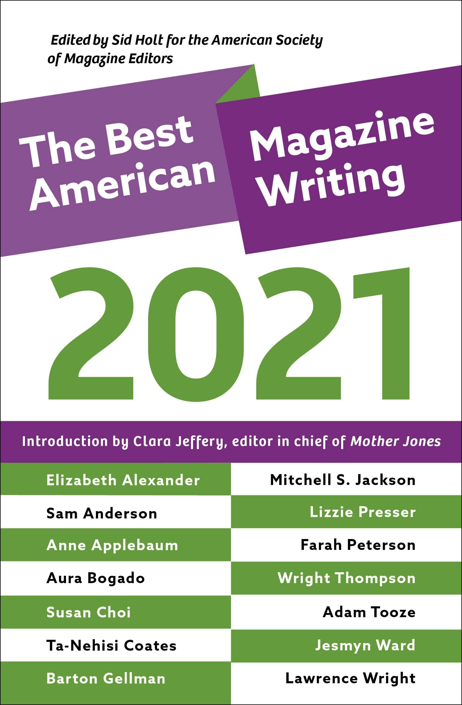 Book cover image for The Best American Magazine Writing 2021 ISBN: 9780231198035