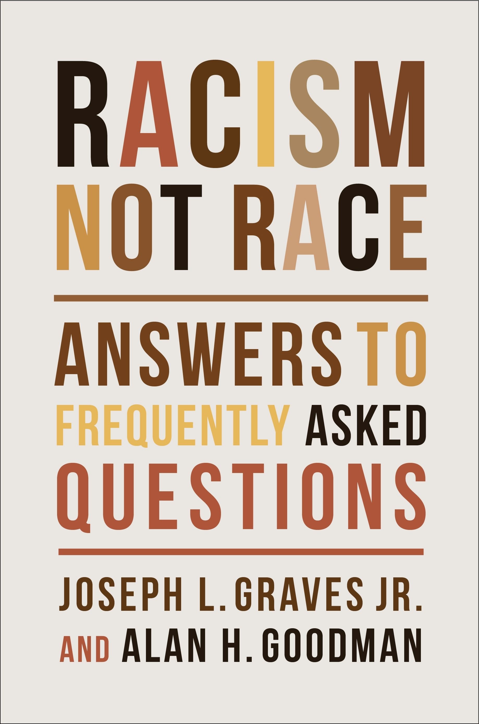 Book cover image for Racism, Not Race ISBN: 9780231200660