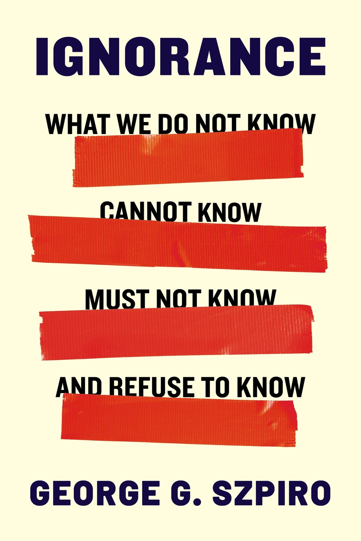 Cover image for Ignorance ISBN 9780231221658