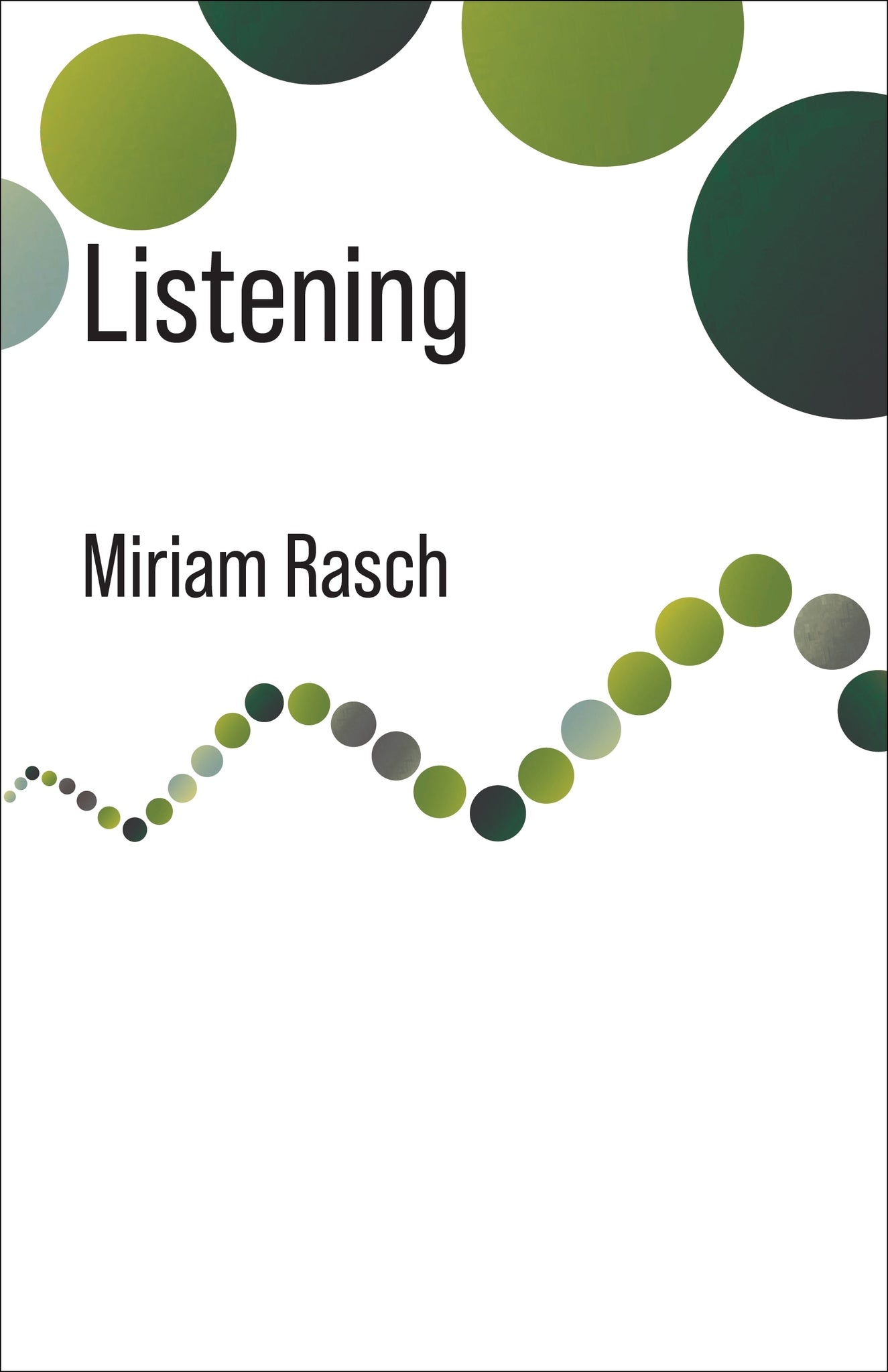 Cover image for Listening ISBN 9780231222334