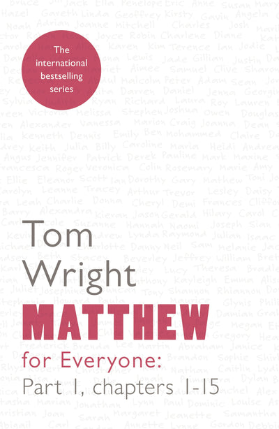 Cover image for Matthew for Everyone Part 1, isbn: 9780281062690
