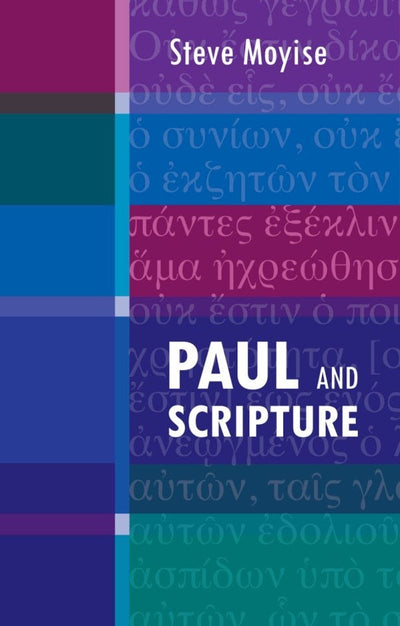 Cover image for Paul and Scripture, isbn: 9780281065516