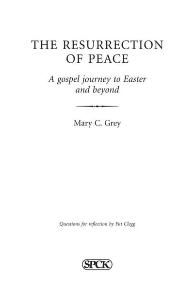 Cover image for Resurrection of Peace, The, isbn: 9780281066384