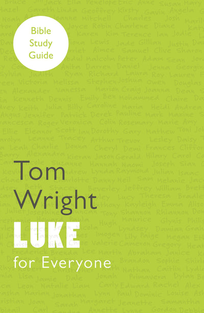 Cover image for Luke for Everyone: Bible Study Guide, isbn: 9780281066995