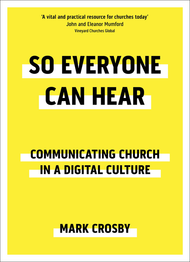 Cover image for So Everyone Can Hear, isbn: 9780281082148