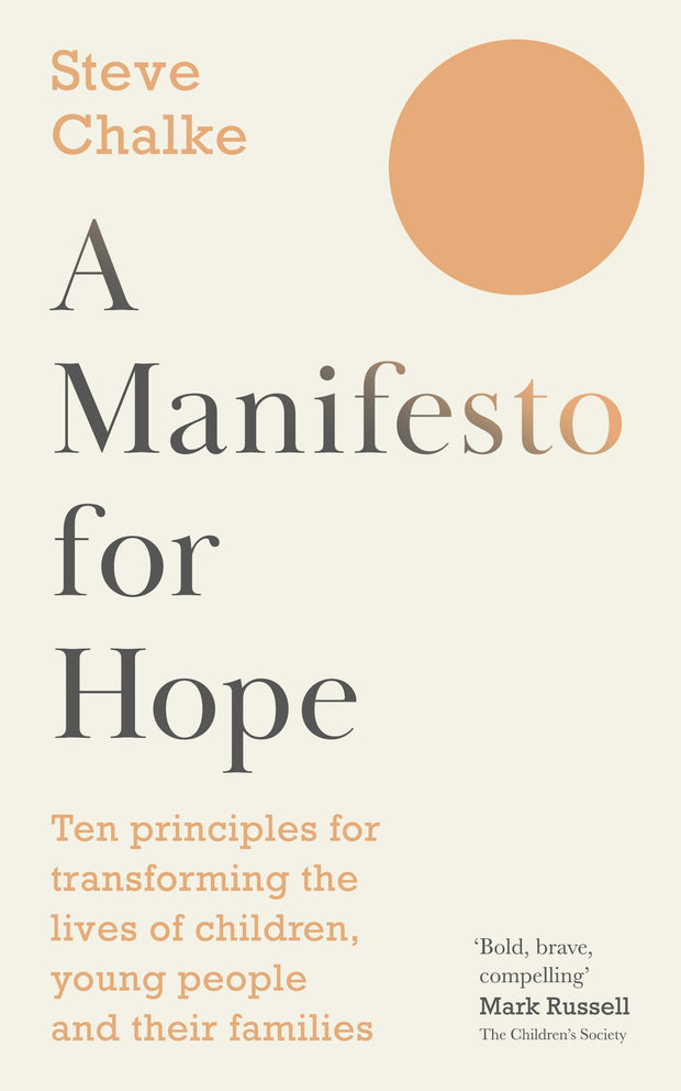Cover image for A Manifesto For Hope, isbn: 9780281087792
