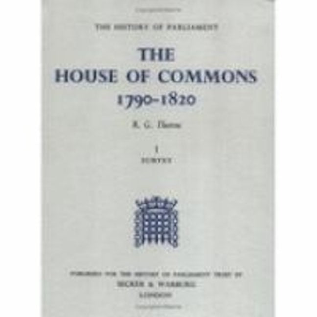 Book cover image for The History of Parliament: the House of Commons, 1790-1820 [5 volume set] ISBN: 9780436521010