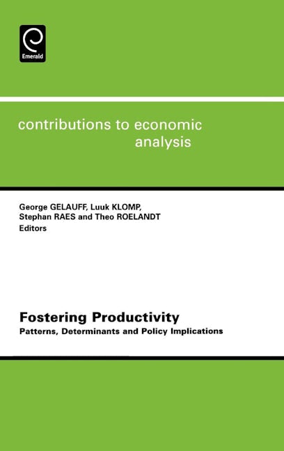 Book cover image for Fostering Productivity ISBN: 9780444516688