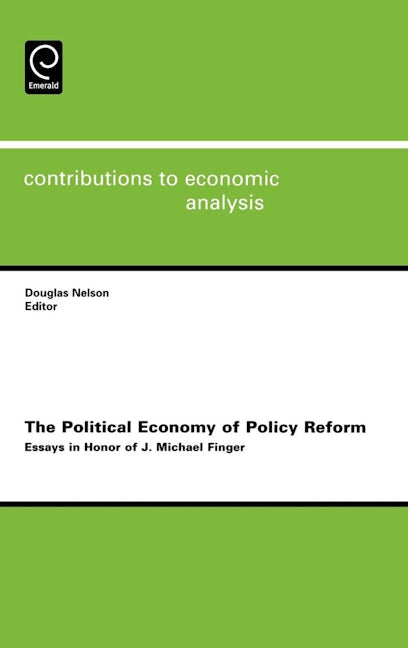 Book cover image for The Political Economy of Policy Reform ISBN: 9780444518163