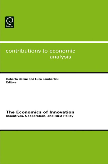 Book cover image for The Economics of Innovation ISBN: 9780444532558