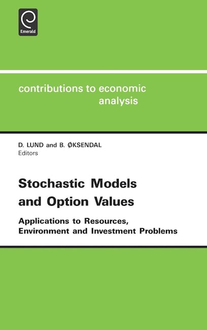 Book cover image for Stochastic Models and Option Values ISBN: 9780444886309