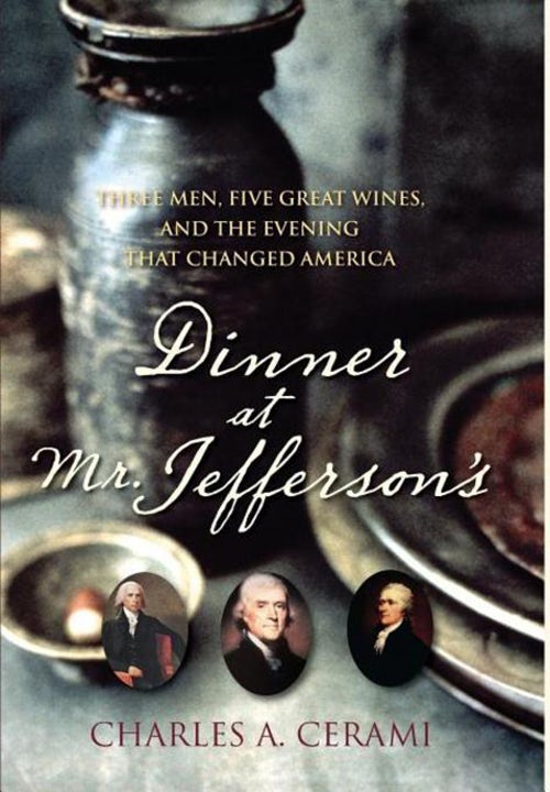 Book cover image for Dinner at Mr. Jefferson's ISBN: 9780470083062
