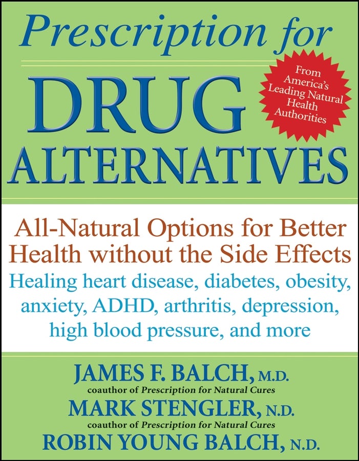 Book cover image for Prescription for Drug Alternatives ISBN: 9780470183991