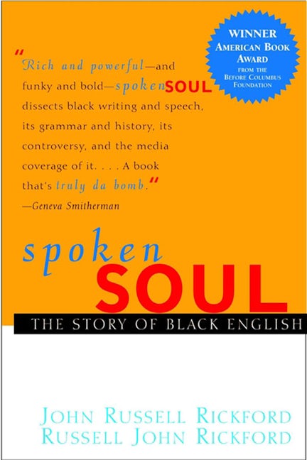 Book cover image for Spoken Soul ISBN: 9780471399575