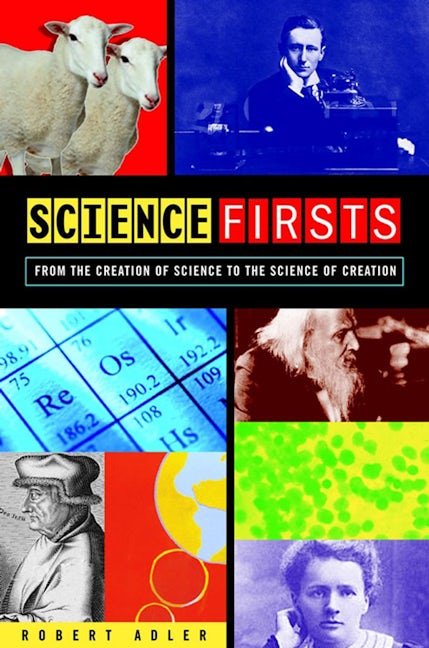 Book cover image for Science Firsts ISBN: 9780471401742