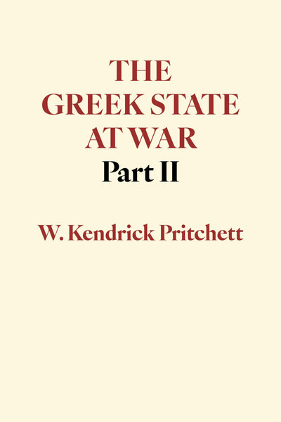 Cover image for The Greek State at War, Part II, isbn: 9780520025653