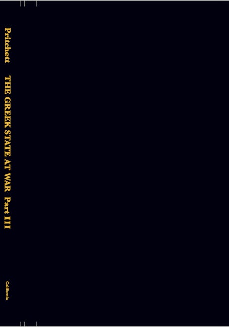 Book cover image for The Greek State at War, Part III ISBN: 9780520037816