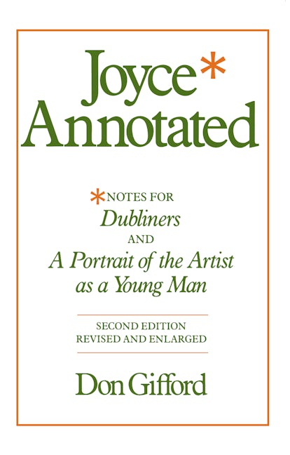 Cover image for Joyce Annotated ISBN 9780520906952