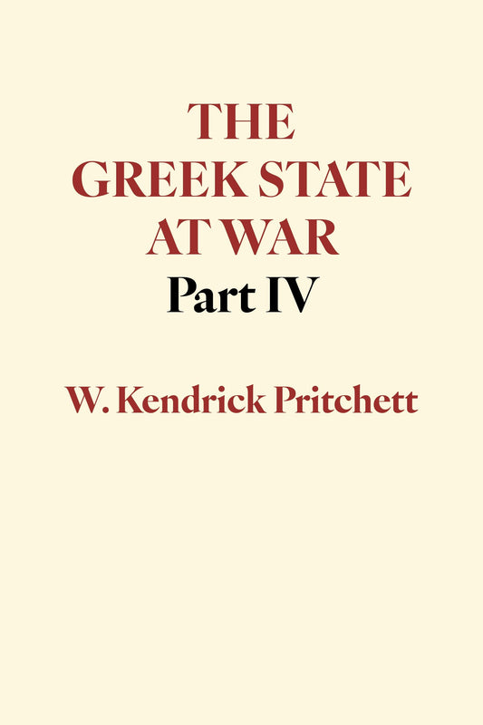 The Greek State at War, Part IV