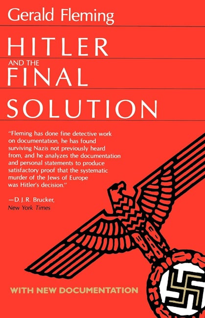 Book cover image for Hitler and the Final Solution ISBN: 9780520060227