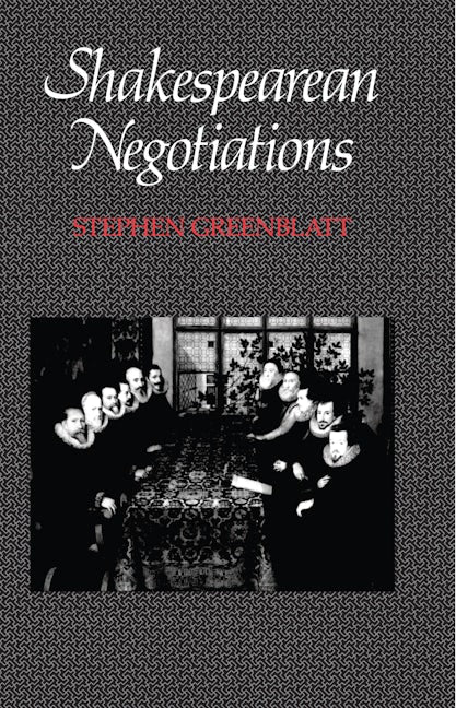 Shakespearean Negotiations