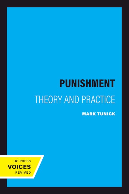 Book cover image for Punishment ISBN: 9780520077379