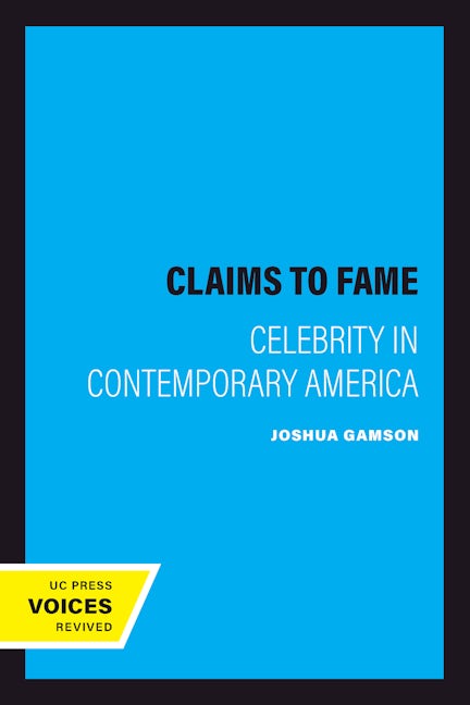 Book cover image for Claims to Fame ISBN: 9780520083530