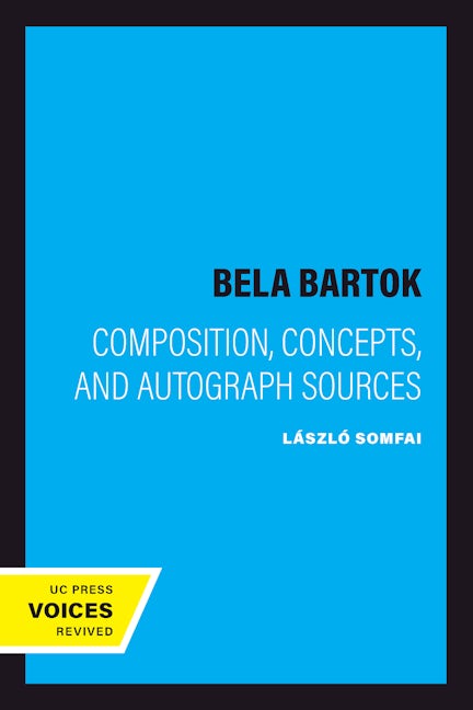 Book cover image for Bela Bartok ISBN: 9780520084858