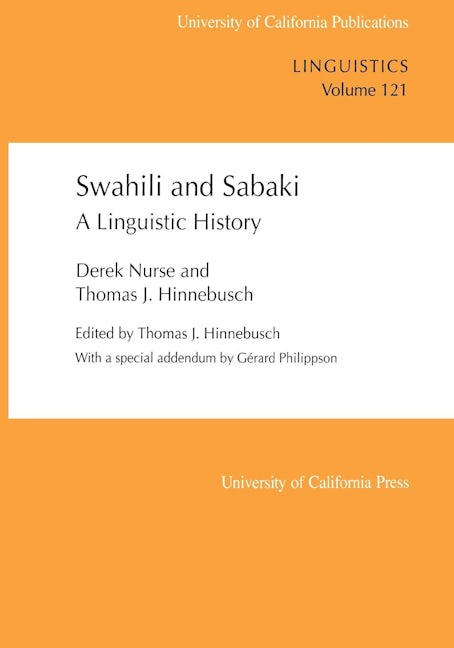 Book cover image for Swahili and Sabaki ISBN: 9780520097759