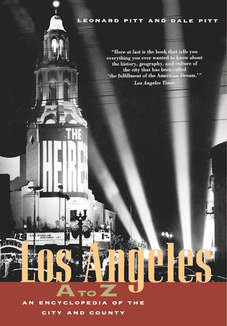 Book cover image for Los Angeles A to Z ISBN: 9780520205307