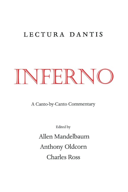 Cover image for Lectura Dantis, Inferno ISBN 9780520920538