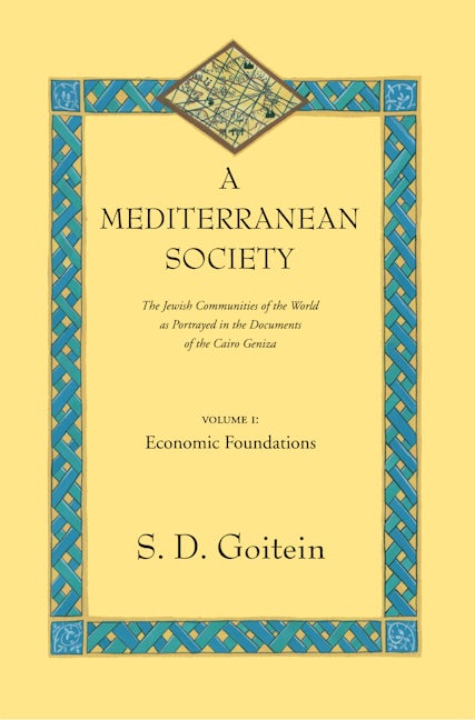 A Mediterranean Society, Volume I