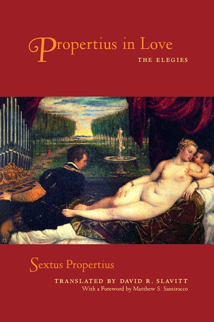 Cover image for Propertius in Love ISBN 9780520935846