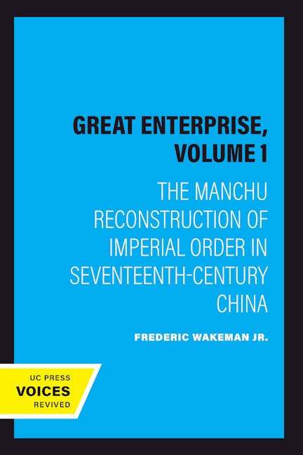 Book cover image for The Great Enterprise, Volume 1 ISBN: 9780520235182